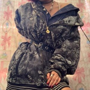 Dark blue 3XL men’s skull hoodie